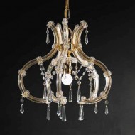 Подвесной светильник Beby Group Novecento 6305/1 Light gold CUT CRYSTAL Подвесной светильник Beby Group Novecento 6305/1 Light gold CUT CRYSTAL