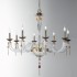 Люстра Euroluce Julienne L8 Gold Clear Люстра Euroluce Julienne L8 Gold Clear