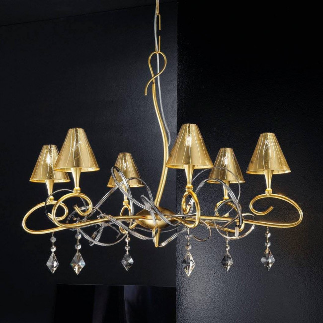 Люстра Masca Chic 1831/6 Oro / Glass 503 Люстра Masca Chic 1831/6 Oro / Glass 503