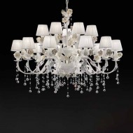 Люстра Masiero Ceramic Garden 10+5 V95 / ORG/12/WH