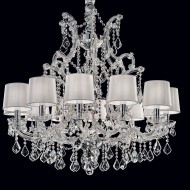 Люстра Masiero Maria Teresa VE 915/12 MT CUT CRYSTAL SAT/14/WH