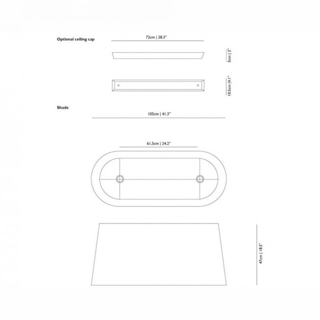 Подвесной светильник MOOOI Oval light MOLOL-----W