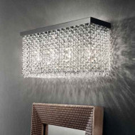 Настенный светильник Masiero Cubo A/LONG G04 TR CUT CRYSTAL