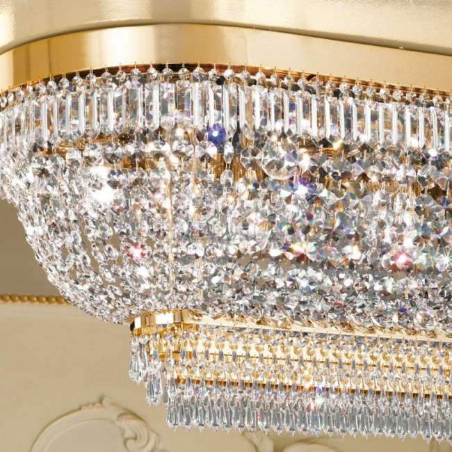 Потолочный светильник Masiero Impero & Deco VE 820/PL12+2 SWE Swarovski elements Потолочный светильник Masiero Impero & Deco VE 820/PL12+2 SWE Swarovski elements