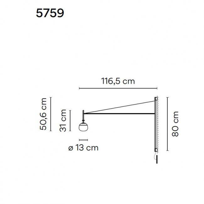 Бра Vibia Tempo 5759 58 /1B