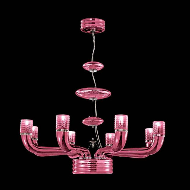 Люстра Beby Group Diadema 5450B02 Chrome Fuchsia Venice Люстра Beby Group Diadema 5450B02 Chrome Fuchsia Venice