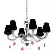 Люстра Beby Group Pure 7820B02 Chrome Silver Cortina Black Lilac