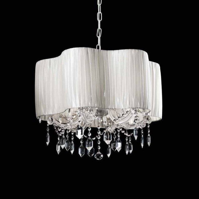 Подвесной светильник Beby Group Nuovo Vintage 331/6 White Leather 01 HALF CUT Подвесной светильник Beby Group Nuovo Vintage 331/6 White Leather 01 HALF CUT