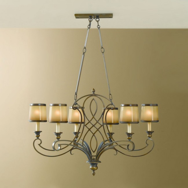 Люстра Feiss Justine FE/JUSTINE6 ISLE Люстра Feiss Justine FE/JUSTINE6 ISLE