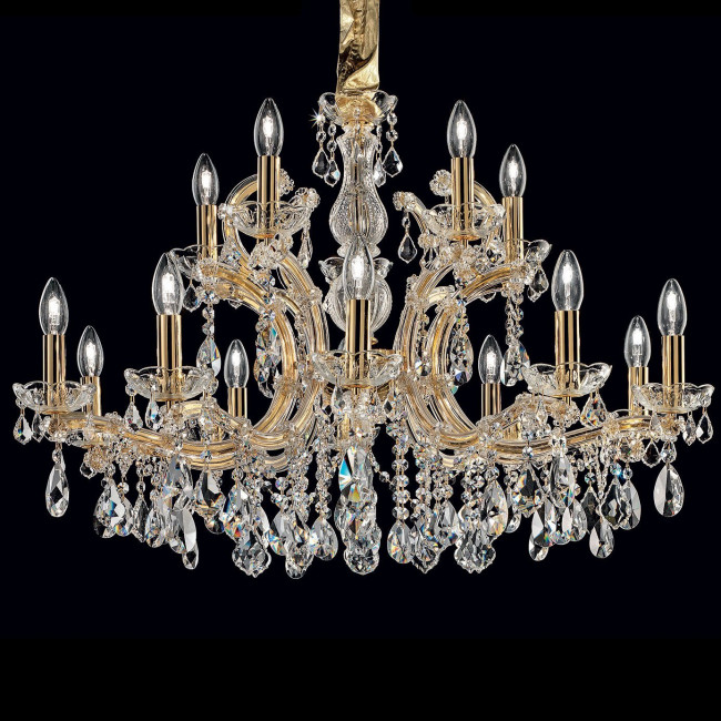 Люстра Masiero Maria Teresa VE 917/15 MT CUT CRYSTAL Люстра Masiero Maria Teresa VE 917/15 MT CUT CRYSTAL