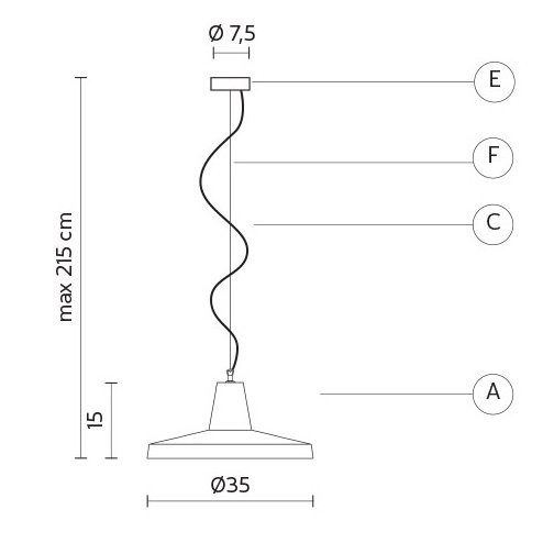 Подвесной светильник Karman Gangster SE643BR