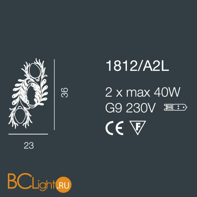 Бра Bellart Musa 1812/A2L 04/V01