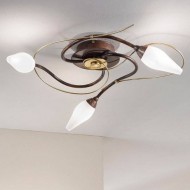 Потолочная люстра Masca Armonia 1832/3PL Tabacco oro / Glass 505 Потолочная люстра Masca Armonia 1832/3PL Tabacco oro / Glass 505