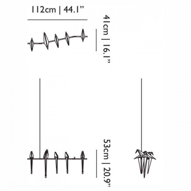 Подвесной светильник MOOOI Perch light BRANCH MOLPLB
