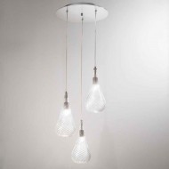 Подвесной светильник Renzo Del Ventisette Ohlala L14557/3 DEC. CROMO Подвесной светильник Renzo Del Ventisette Ohlala L14557/3 DEC. CROMO