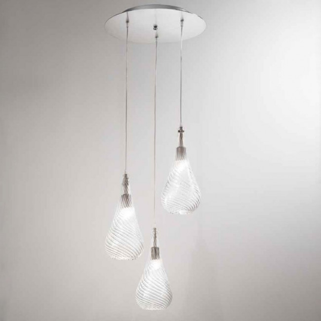 Подвесной светильник Renzo Del Ventisette Ohlala L14557/3 DEC. CROMO Подвесной светильник Renzo Del Ventisette Ohlala L14557/3 DEC. CROMO