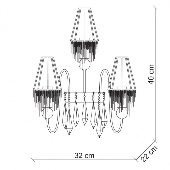 Бра Patrizia Garganti Burlesque PG208 Бра Patrizia Garganti Burlesque PG208
