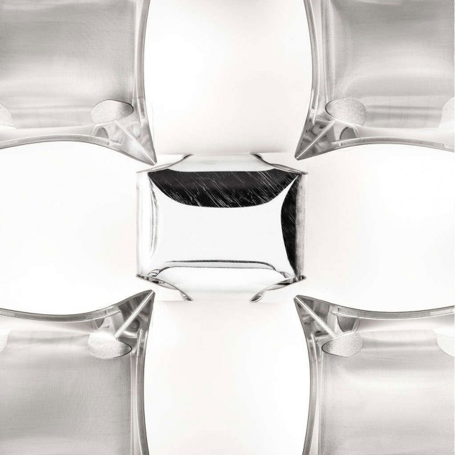 Потолочный светильник Slamp Mida CEILING WHITE/PLATINUM MID78PLF0000S_000 Потолочный светильник Slamp Mida CEILING WHITE/PLATINUM MID78PLF0000S_000