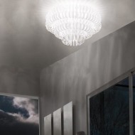 Потолочый светильник Vistosi Ecos PL 90 E27 BC CR Потолочый светильник Vistosi Ecos PL 90 E27 BC CR