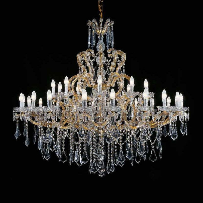 Люстра Beby Group Novecento 945/30 Light gold CUT CRYSTAL Люстра Beby Group Novecento 945/30 Light gold CUT CRYSTAL