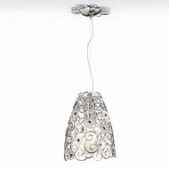 Подвесной светильник IDL Crystal marine 491/1SP pure steel adorned with black crystals Подвесной светильник IDL Crystal marine 491/1SP pure steel adorned with black crystals