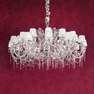 Люстра Masiero Ottocento VE 980 24 MT Half cut glass ORG/14/WH Люстра Masiero Ottocento VE 980 24 MT Half cut glass ORG/14/WH