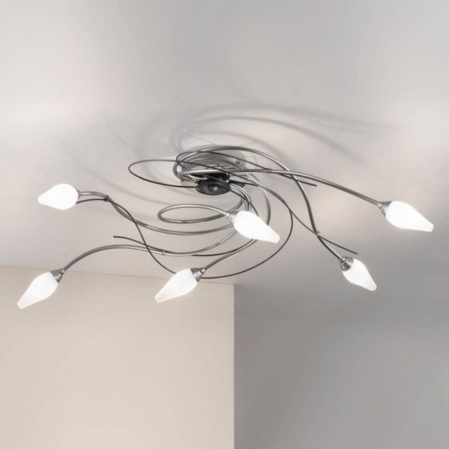 Потолочная люстра Masca Armonia 1832/6PL Ral ardesia / Glass 505 Потолочная люстра Masca Armonia 1832/6PL Ral ardesia / Glass 505