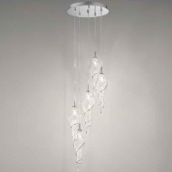 Подвесной светильник Renzo Del Ventisette Ohlala L14558/5 CC DEC. CROMO Подвесной светильник Renzo Del Ventisette Ohlala L14558/5 CC DEC. CROMO