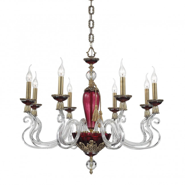 Люстра Dio D'Arte Rimini E 1.1.8 RED Люстра Dio D'Arte Rimini E 1.1.8 RED