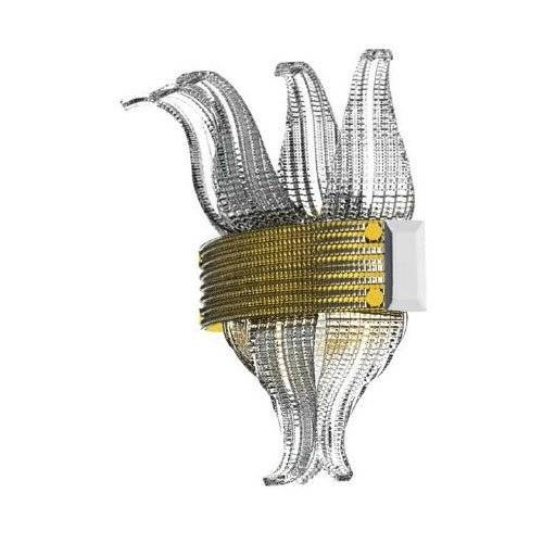 Настенный светильник Beby Group Milano Deco 8030A04 Light gold Transparent Glass