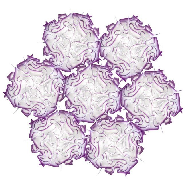 Подвесной светильник Slamp Veli 7 SUSPENSION PLUM VEL78SOS0006H_000 Подвесной светильник Slamp Veli 7 SUSPENSION PLUM VEL78SOS0006H_000