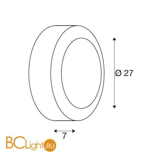 Уличный настенно-потолочный светильник SLV Bulan 229072