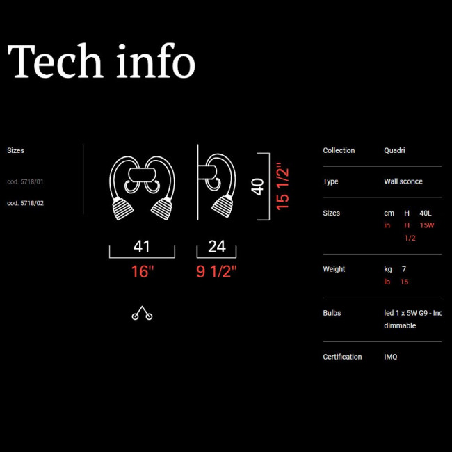 Бра Barovier&Toso Quadri 5718/02/AM