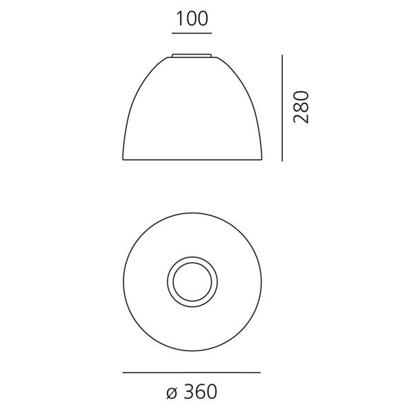 Потолочный светильник Artemide Nur A245560