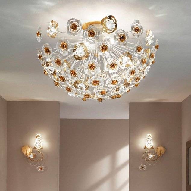 Потолочный светильник Masca Vie en Rose 1839/MSFG Bianco oro / Glass 525 Потолочный светильник Masca Vie en Rose 1839/MSFG Bianco oro / Glass 525