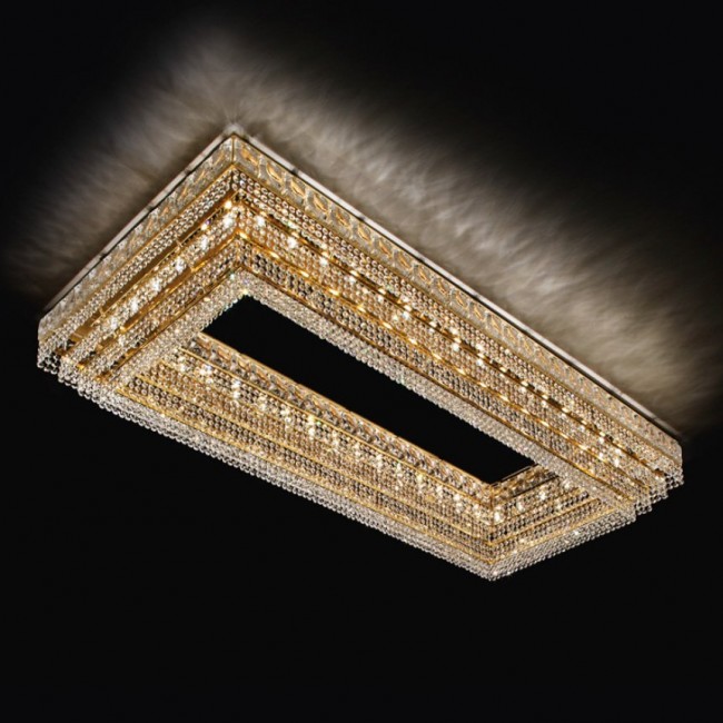 Потолочный светильник Masiero Impero & Deco VE 821 PL44 CUT CRYSTAL