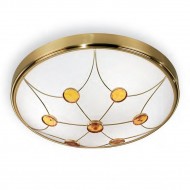 Потолочный светильник Prearo Ravenna 2115/40/PL/24K Потолочный светильник Prearo Ravenna 2115/40/PL/24K