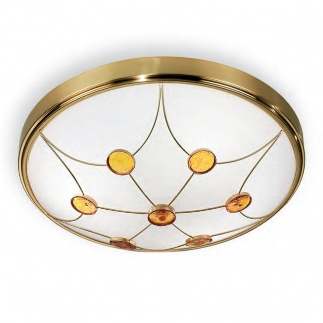 Потолочный светильник Prearo Ravenna 2115/40/PL/24K Потолочный светильник Prearo Ravenna 2115/40/PL/24K