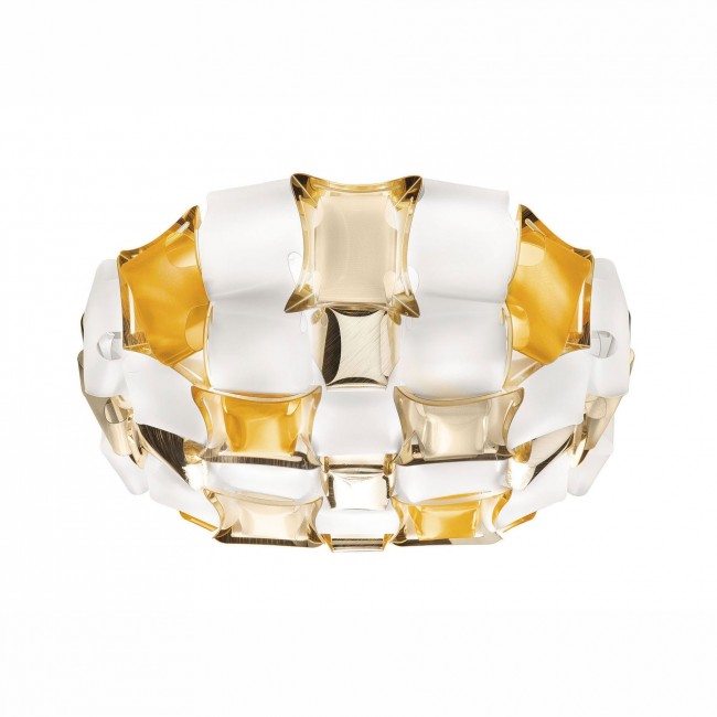 Потолочный светильник Slamp Mida CEILING-WALL MEDIUM AMBER MID78PLF0000YW000 Потолочный светильник Slamp Mida CEILING-WALL MEDIUM AMBER MID78PLF0000YW000