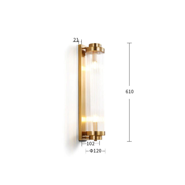 Настенный светильник DeLight Collection wall lamp 88008W/L brass Настенный светильник DeLight Collection wall lamp 88008W/L brass