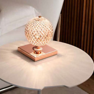 Настольная лампа Renzo Del Ventisette Ohlala LVP14534/1 DEC. ORO ROSA CRISTALLO ROSA Настольная лампа Renzo Del Ventisette Ohlala LVP14534/1 DEC. ORO ROSA CRISTALLO ROSA