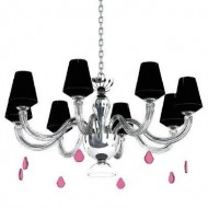 Люстра Beby Group Pure 7820B03 Chrome Silver Cortina Black Lilac