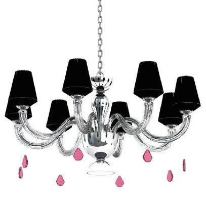 Люстра Beby Group Pure 7820B03 Chrome Silver Cortina Black Lilac