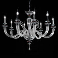 Люстра Euroluce Atalia L8 silver Amethyst Люстра Euroluce Atalia L8 silver Amethyst