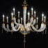 Люстра Euroluce Julienne L8+4 Gold Clear Люстра Euroluce Julienne L8+4 Gold Clear
