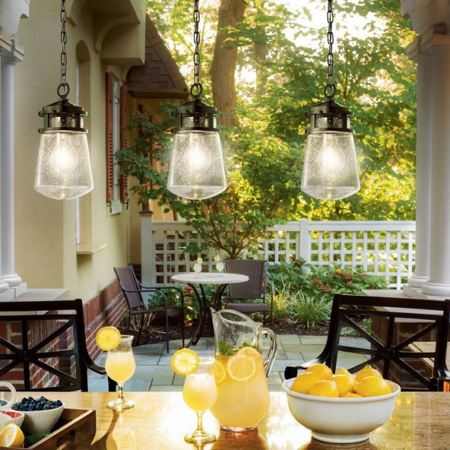 Уличный подвесной светильник Kichler Lyndon KL/LYNDON8/S