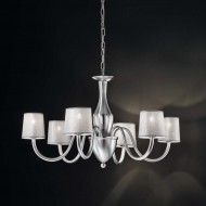 Люстра IDL Grace 530/6 chrome / silver lame Люстра IDL Grace 530/6 chrome / silver lame