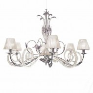 Люстра Masca Corinto 1841/6 Argento ametista / Glass 539 Люстра Masca Corinto 1841/6 Argento ametista / Glass 539