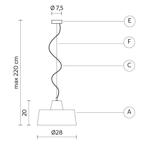 Подвесной светильник Karman Gangster SE644BR
