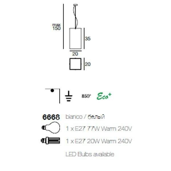 Подвесной светильник Linea Light Glued 6668 Подвесной светильник Linea Light Glued 6668